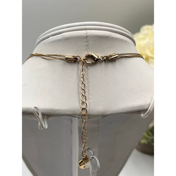 Betsey Johnson MultiStrand Bead Flower Heart Illusion Multicolor Necklace - Picture 5 of 9